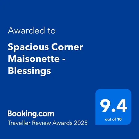 Spacious Corner Maisonette - Blessings * בירקירקארה
